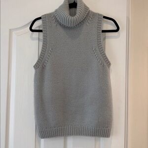 Michael Kors Light Gray Cashmere Sleeveless top